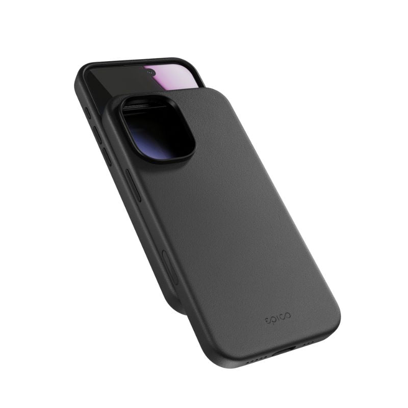 Epico magnetni ovitek Leather Pro Mag+ za iPhone 17 - črn