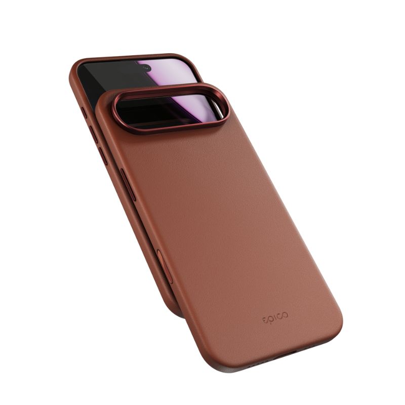 Epico magnetni ovitek Leather Pro Mag+ za iPhone Air - rjav