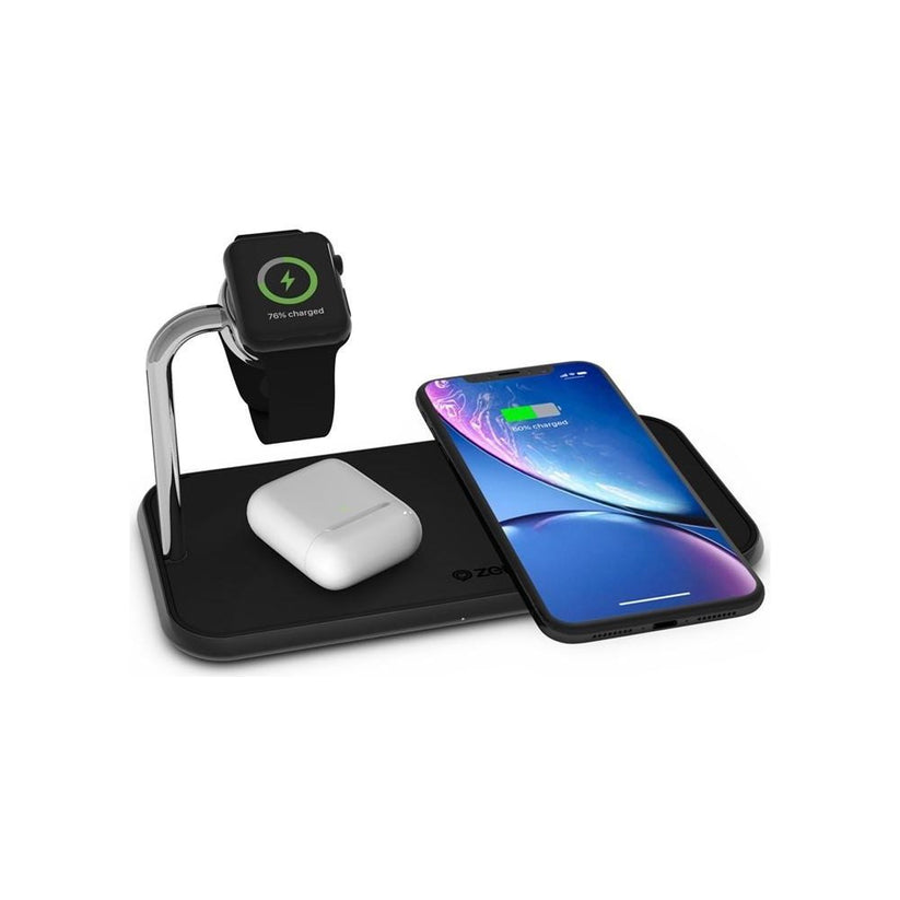 Zens aluminijasti dvojni brezžični polnilec + polnilec za Apple Watch - iSTYLE SI