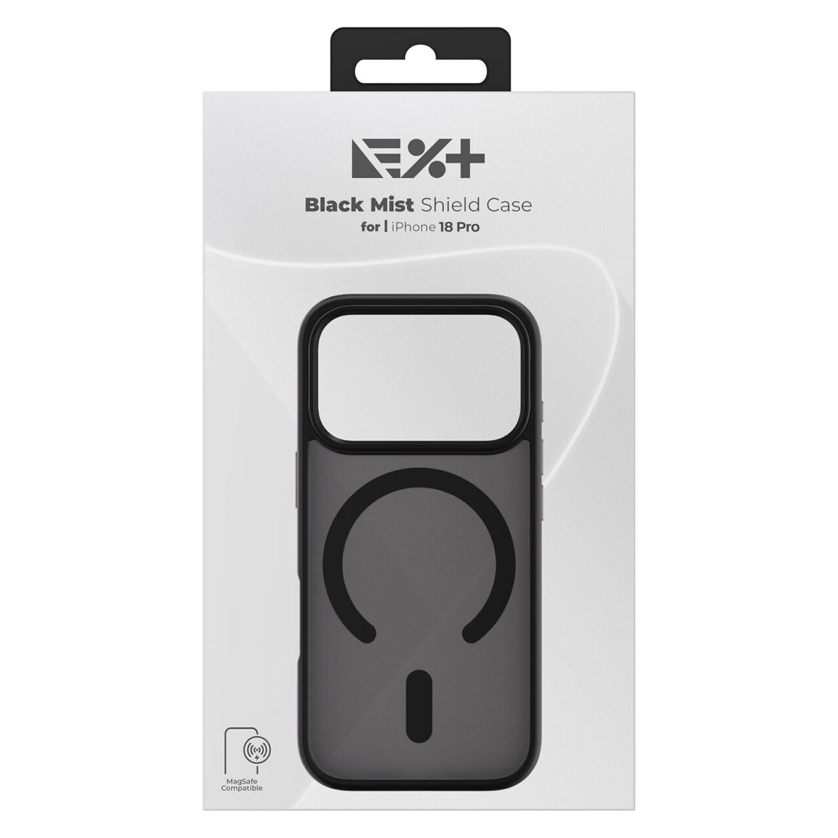 NOA Mist Shield ovitek za iPhone 18 Pro združljiv z MagSafe - črn