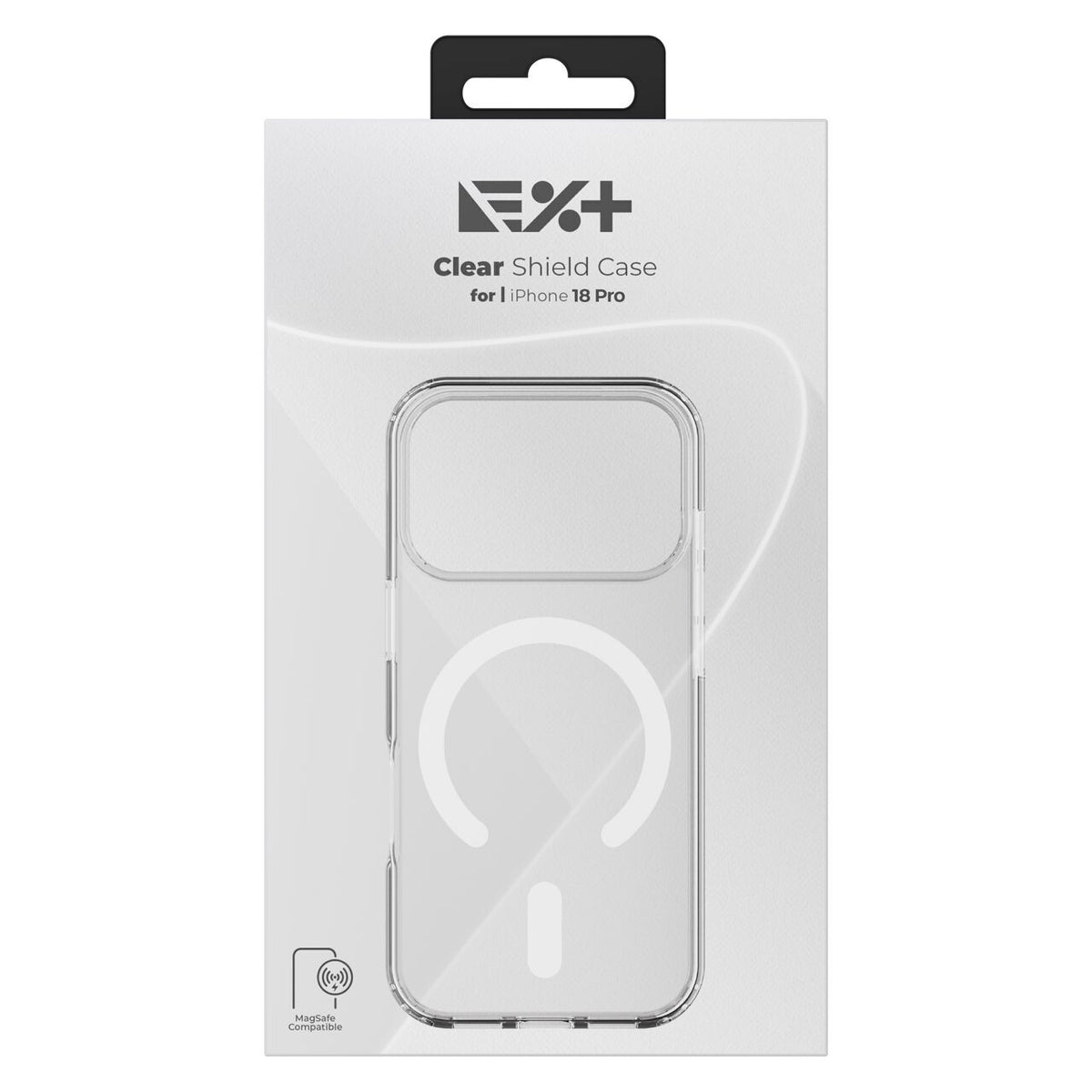 NOA Clear Shield ovitek za iPhone 18 Pro združljiv z MagSafe - prozoren