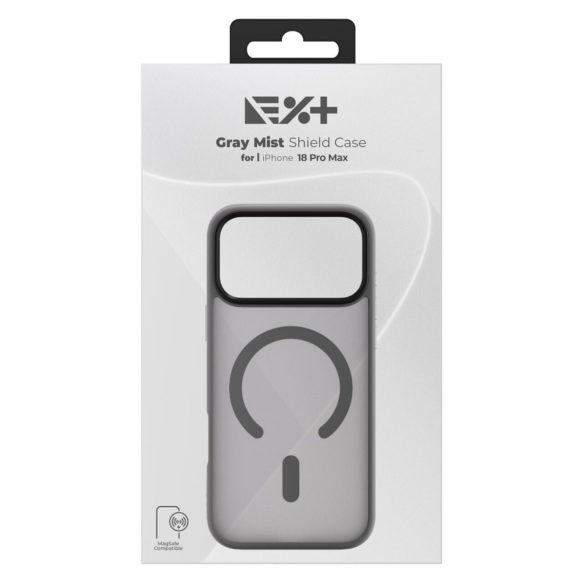 NOA Mist Shield ovitek za iPhone 18 Pro Max združljiv z MagSafe - siv