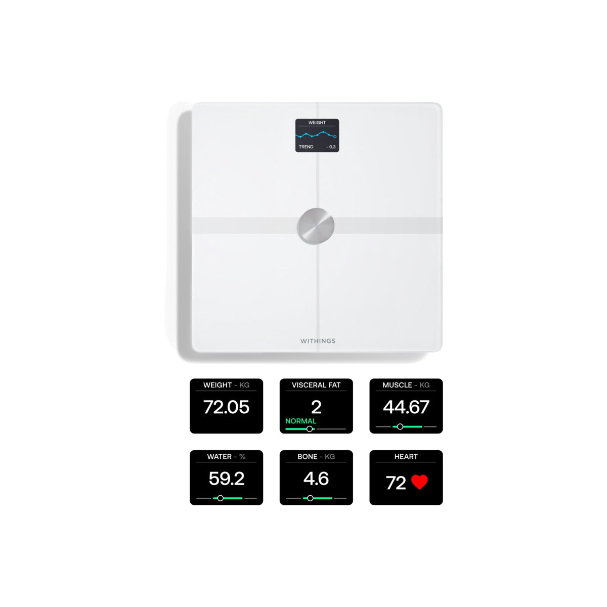 Withings Body Smart Advanced Body Composition Wi-Fi Scale - White - iSTYLE SI