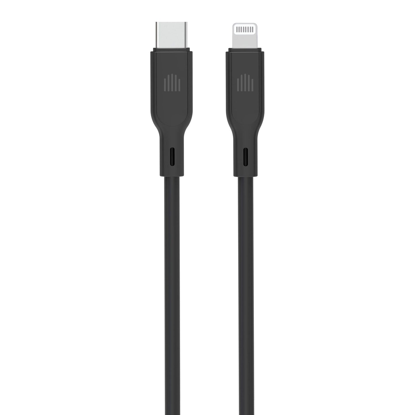 Dviced kabel USB-C na Lightning silicone 1,25 m - črna