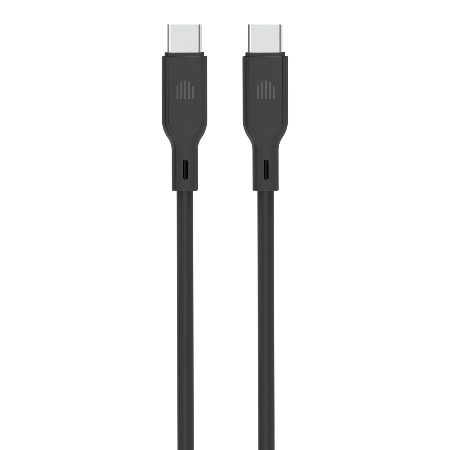 Dviced kabel USB-C na USB-C silicone 1,25 m - črna