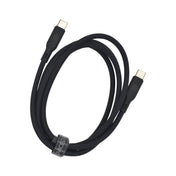Dviced kabel USB-C na USB-C silicone 1,25 m - črna