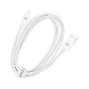 Dviced kabel USB-A na Lightning Nylon Textile 1,25 m - bela