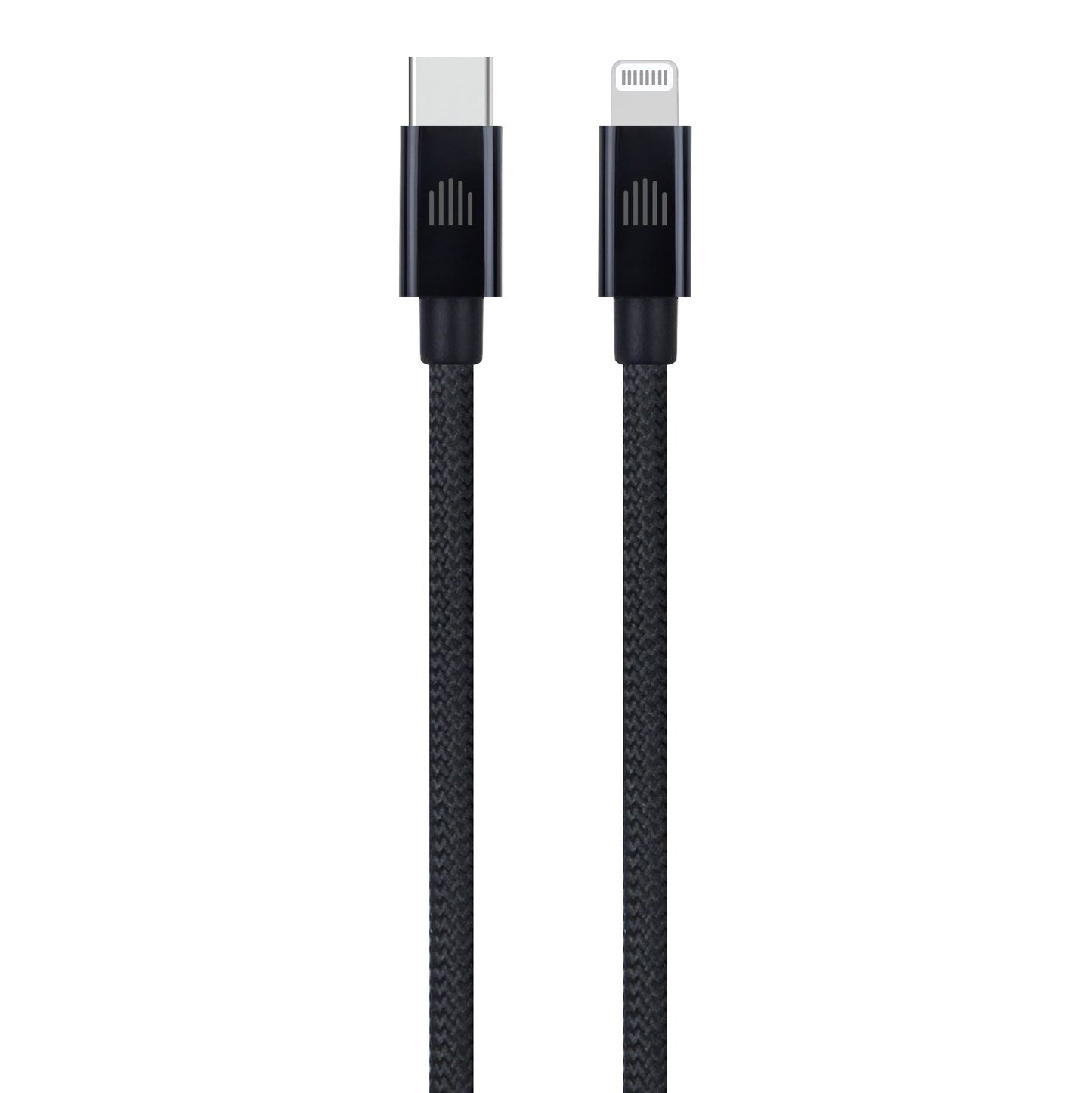 Dviced kabel USB-C na Lightning Nylon Textile 0,25 m - črna