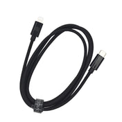 Dviced kabel USB-C na Lightning Nylon Textile 1,25 m - črna