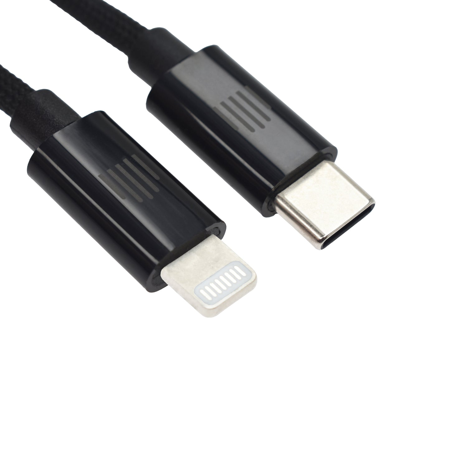 Dviced kabel USB-C na Lightning Nylon Textile 1,25 m - črna