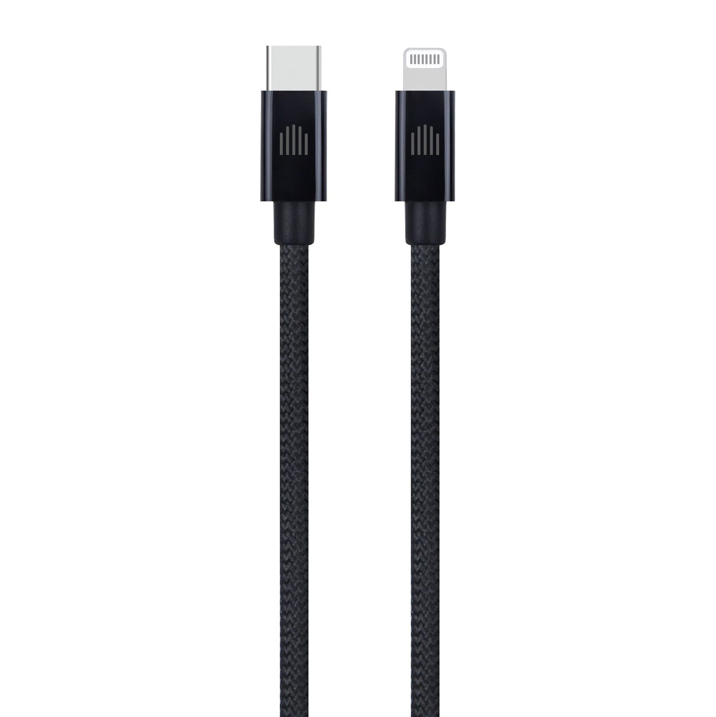 Dviced kabel USB-C na Lightning Nylon Textile 1,25 m - črna