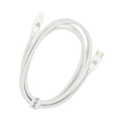 Dviced kabel USB-C na Lightning Nylon Textile 1,25 m - bela
