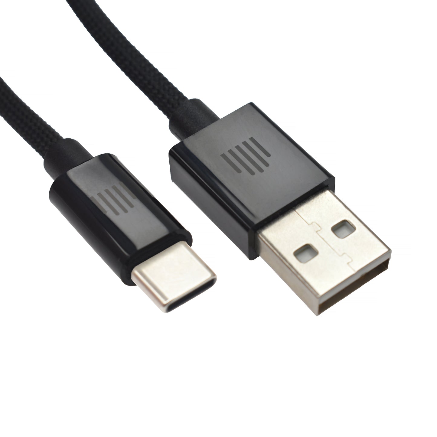 Dviced kabel USB-A na USB-C Nylon Textile 1,25 m - črna