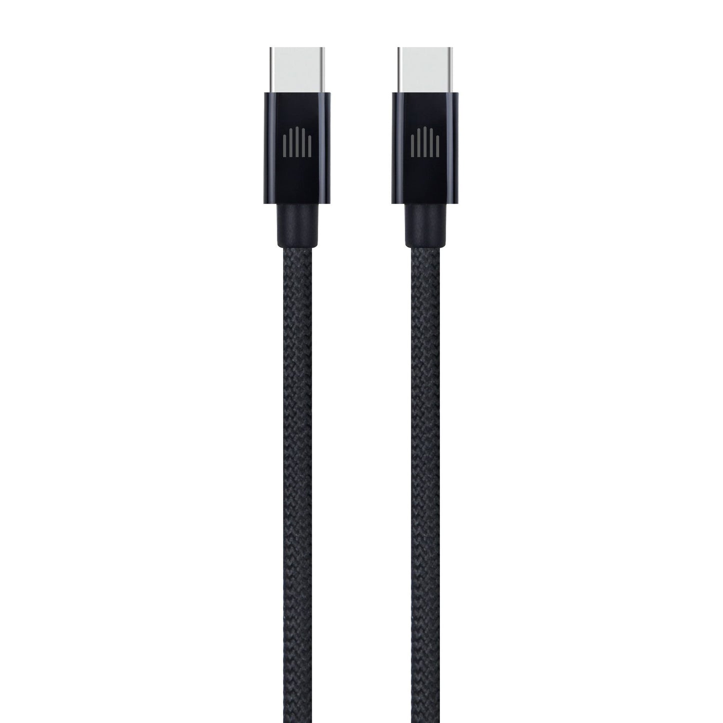 Dviced kabel USB-C na USB-C Nylon Textile 0,25 m - črna
