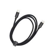 Dviced kabel USB-C na USB-C Nylon Textile 1,25 m - črna