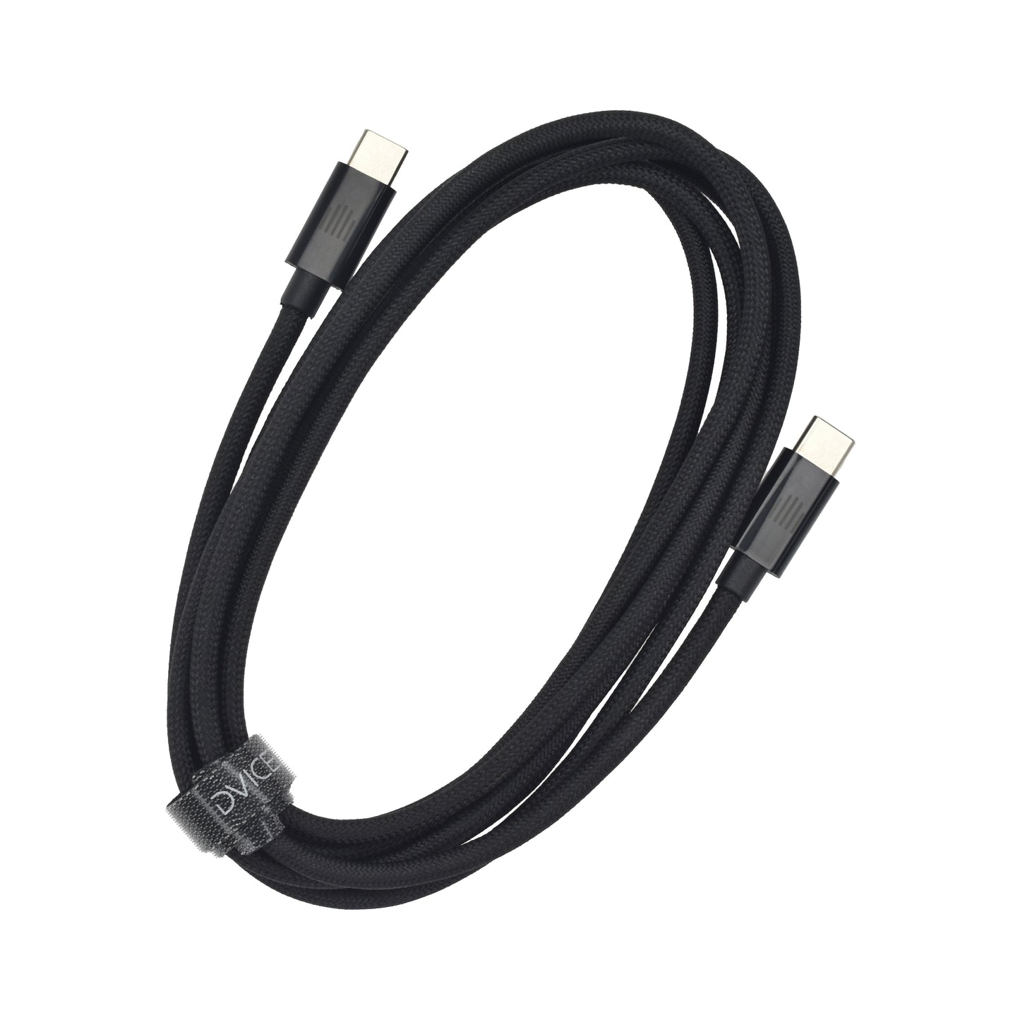Dviced kabel USB-C na USB-C Nylon Textile 2 m - črna