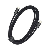 Dviced kabel USB-C na USB-C Nylon Textile 2 m - črna
