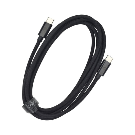 Dviced kabel USB-C na USB-C Nylon Textile 2 m - črna