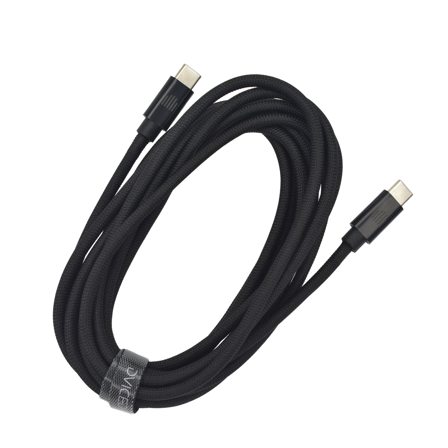 Dviced kabel USB-C na USB-C Nylon Textile 3 m - črna