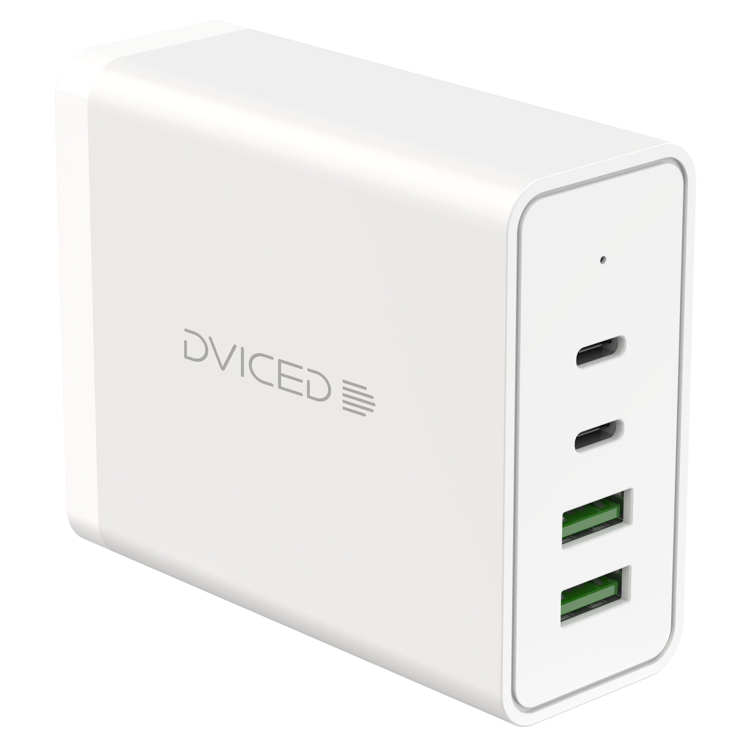 Dviced namizni polnilnik 100 W GaN 2C2A EU - bela