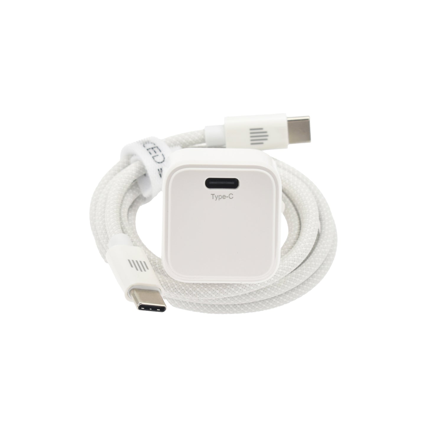 Dviced polnilnik, kabel 30 W GaN C EU - bela