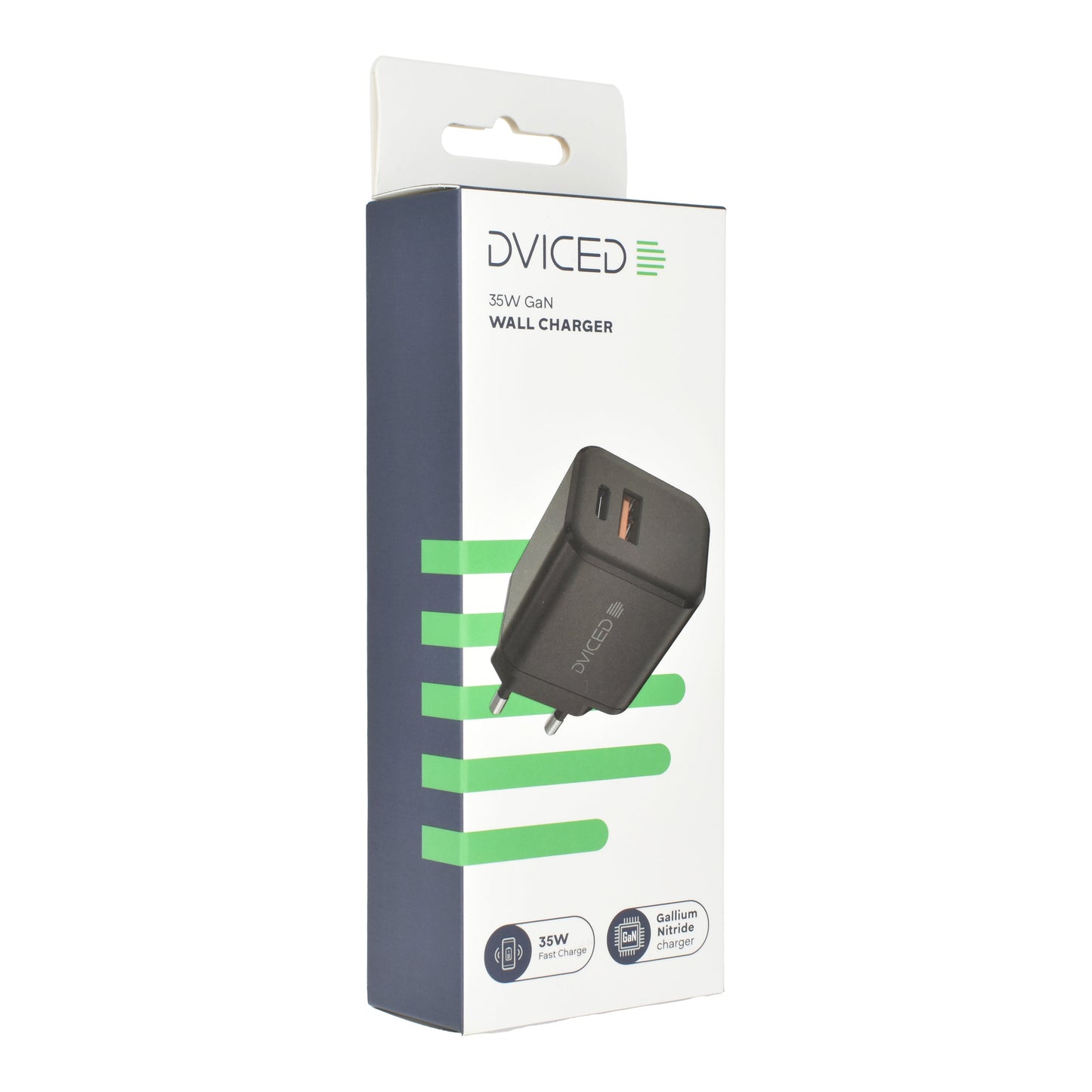 Dviced polnilnik 35 W GaN 1C1A EU - črna