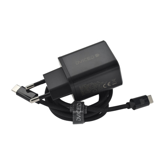 Dviced polnilnik, kabel 35 W GaN 1C1A EU - črna