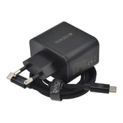 Dviced polnilnik, kabel 65 W GaN 2C EU - črna