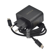 Dviced polnilnik, kabel 65 W GaN 2C1A EU - črna