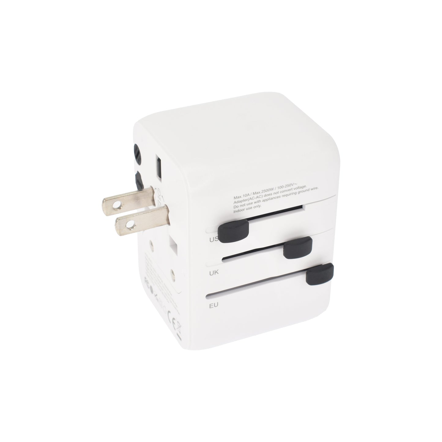Dviced univerzalni potovalni adapter 28 W - bela