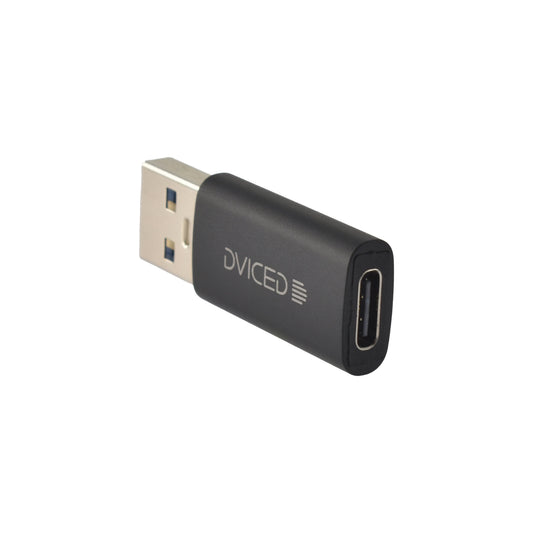 Dviced adapter USB-A na USB-C - črna