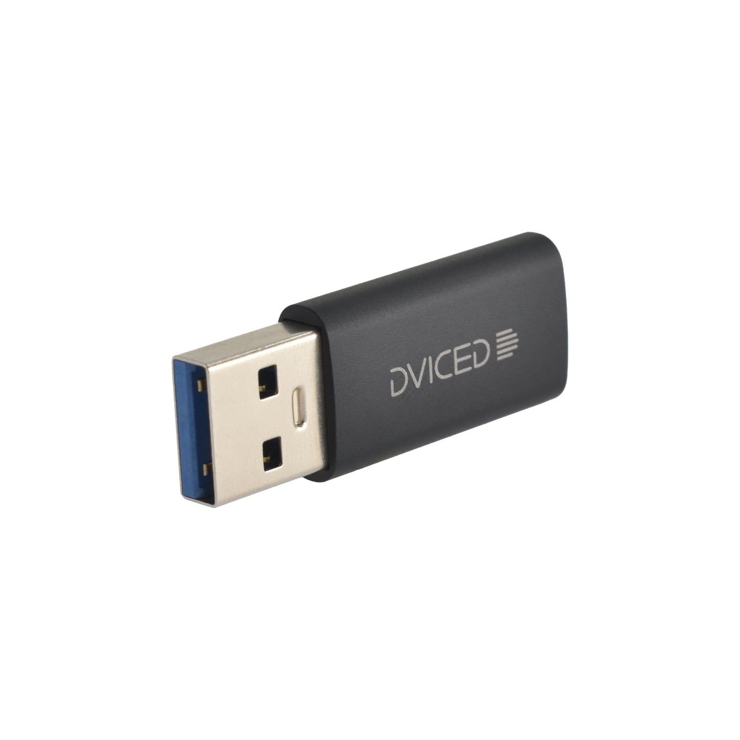 Dviced adapter USB-A na USB-C - črna