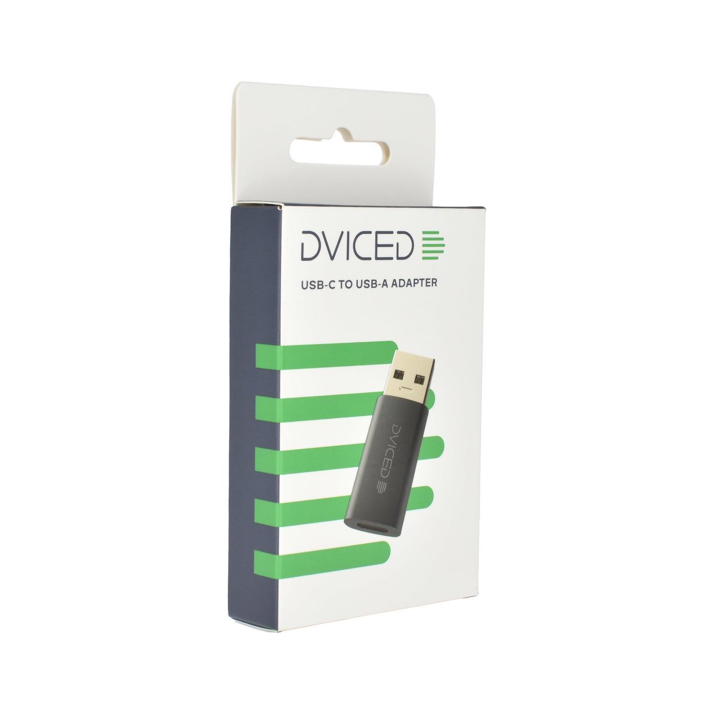 Dviced adapter USB-A na USB-C - črna