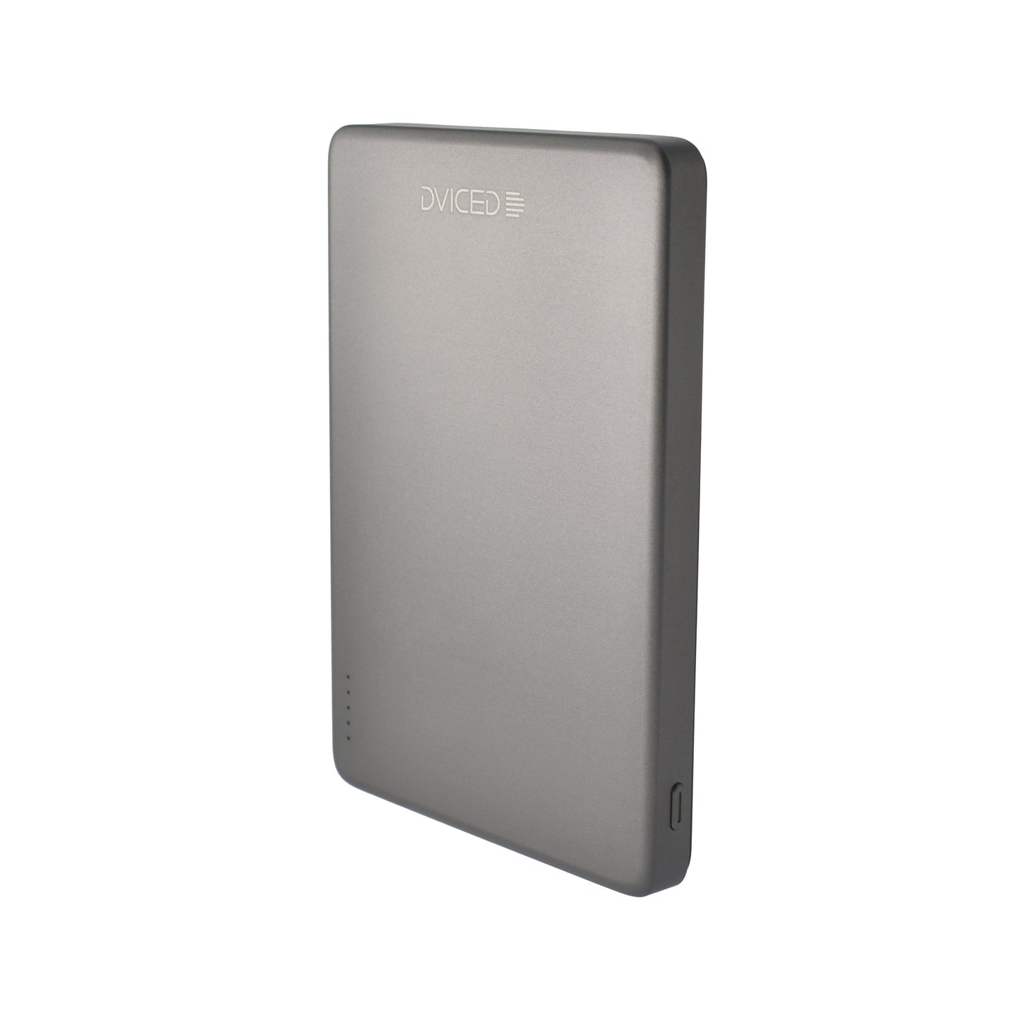 Dviced ultratanka zunanja baterija 5000 mAh - črna/siva