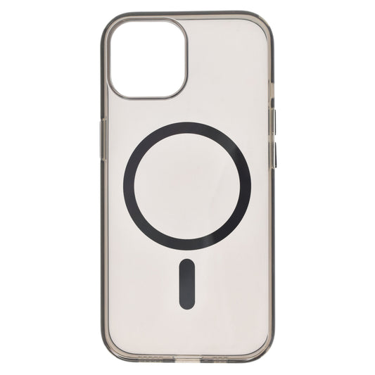 Dviced MagSafe iPhone 15 prozoren ovitek - črna