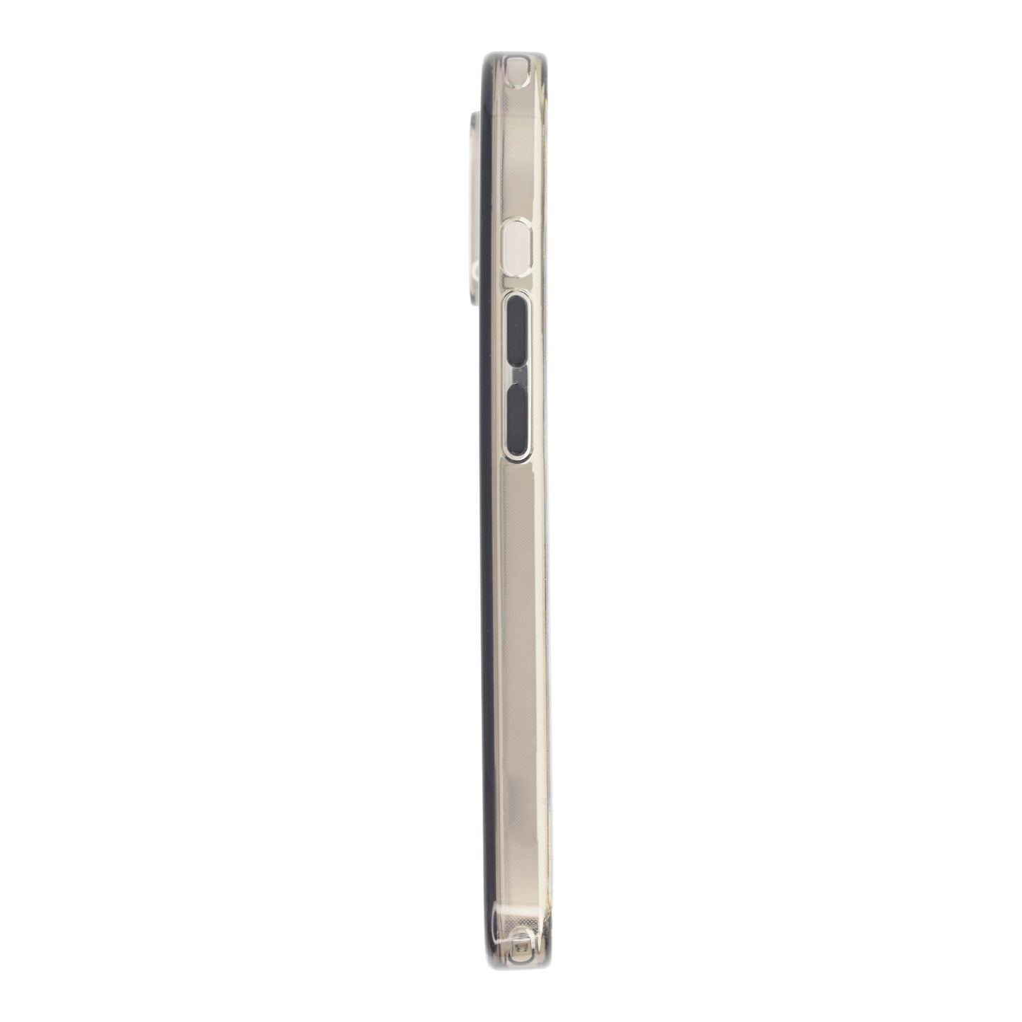 Dviced MagSafe iPhone 15 prozoren ovitek - črna