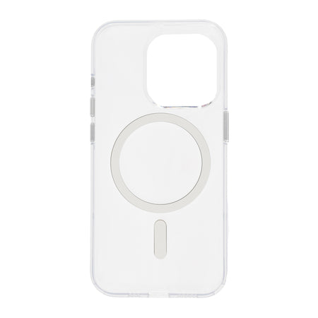 Dviced MagSafe iPhone 15 Pro prozoren ovitek - bela