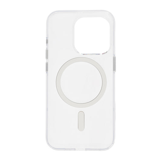 Dviced MagSafe iPhone 15 Pro prozoren ovitek - bela