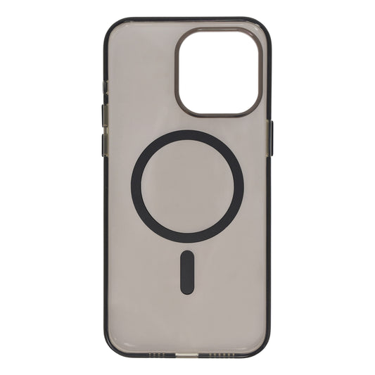 Dviced MagSafe iPhone 15 Pro Max prozoren ovitek - črna