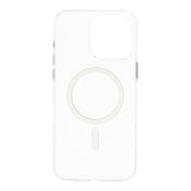 Dviced MagSafe iPhone 15 Pro Max prozoren ovitek - bela