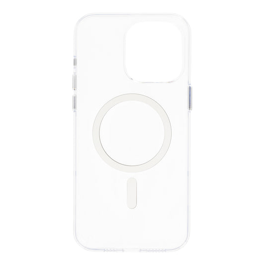 Dviced MagSafe iPhone 15 Pro Max prozoren ovitek - bela