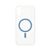 Dviced MagSafe iPhone 16 prozoren ovitek - modra