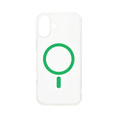 Dviced MagSafe iPhone 16 prozoren ovitek - zelena