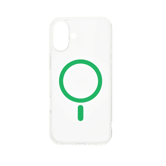 Dviced MagSafe iPhone 16 prozoren ovitek - zelena