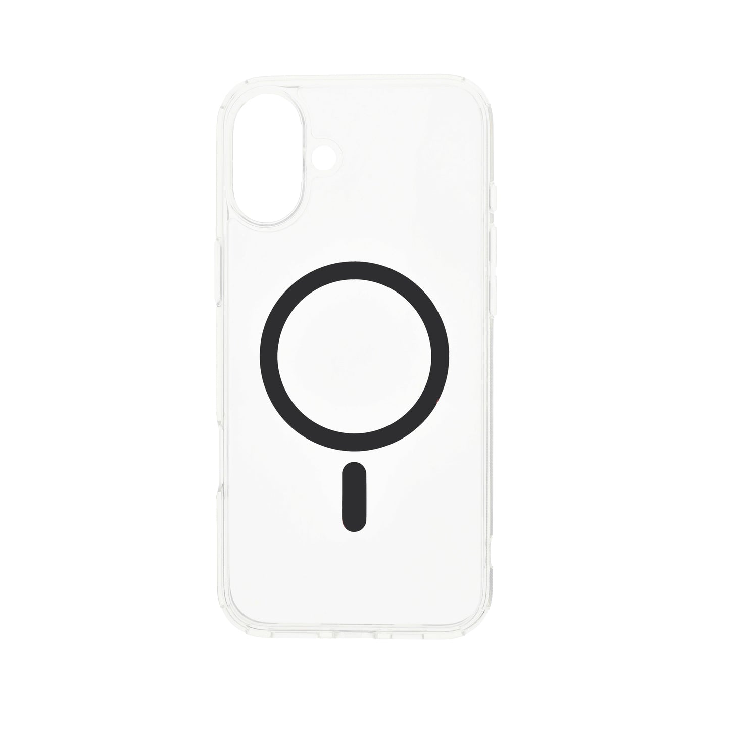 Dviced MagSafe iPhone 16 prozoren ovitek - črna