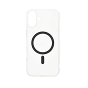 Dviced MagSafe iPhone 16 prozoren ovitek - črna