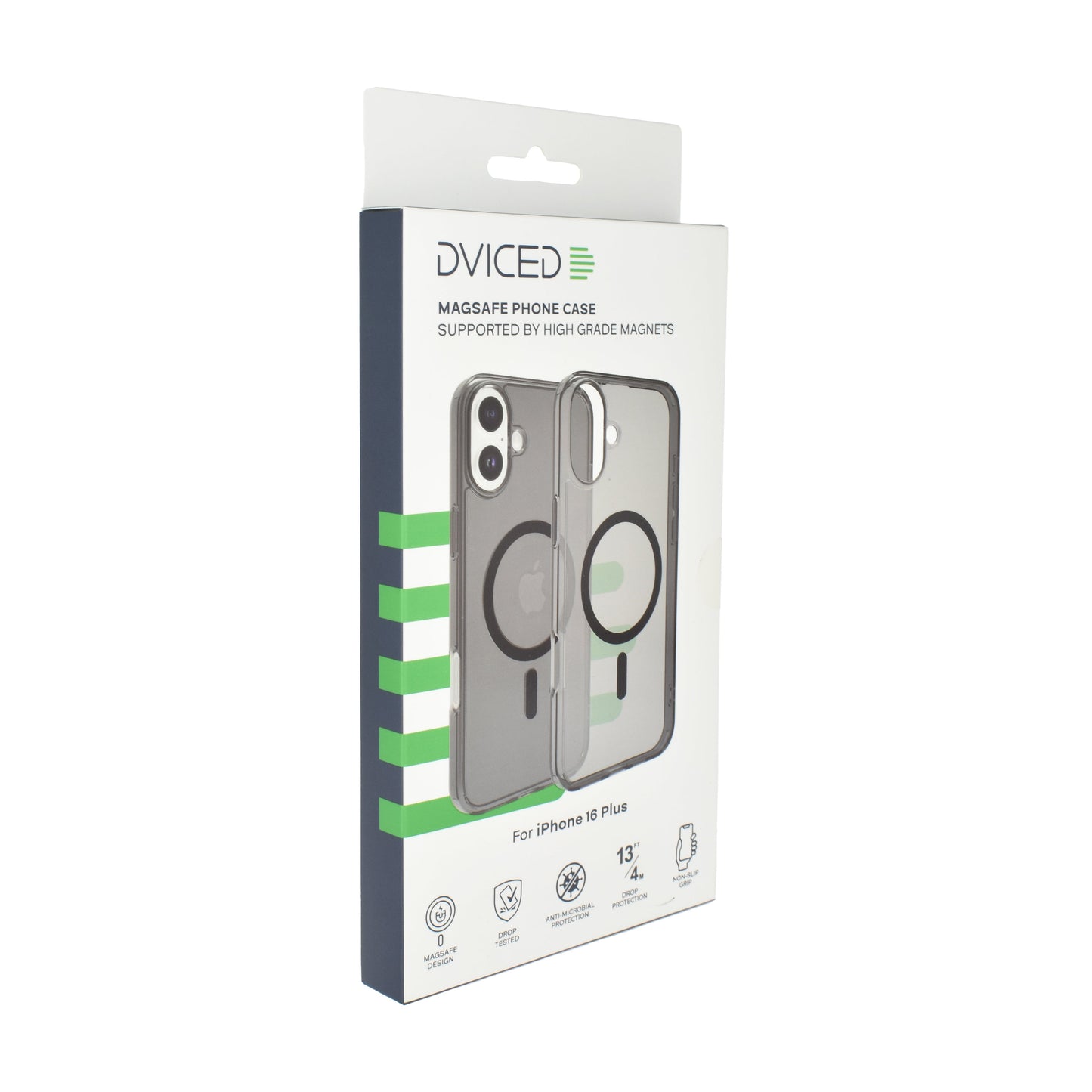 Dviced MagSafe iPhone 16 Plus zatemnjen ovitek - črna
