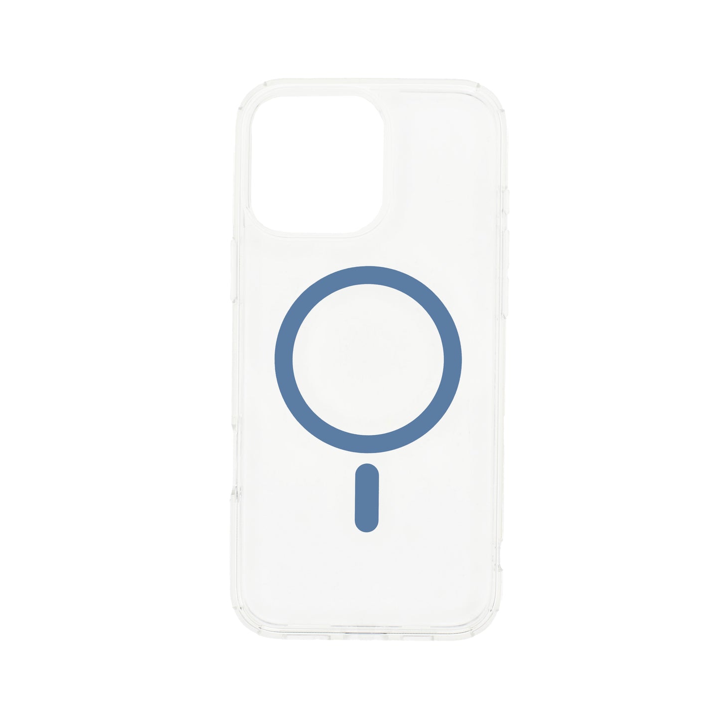 Dviced MagSafe iPhone 16 Pro prozoren ovitek - modra