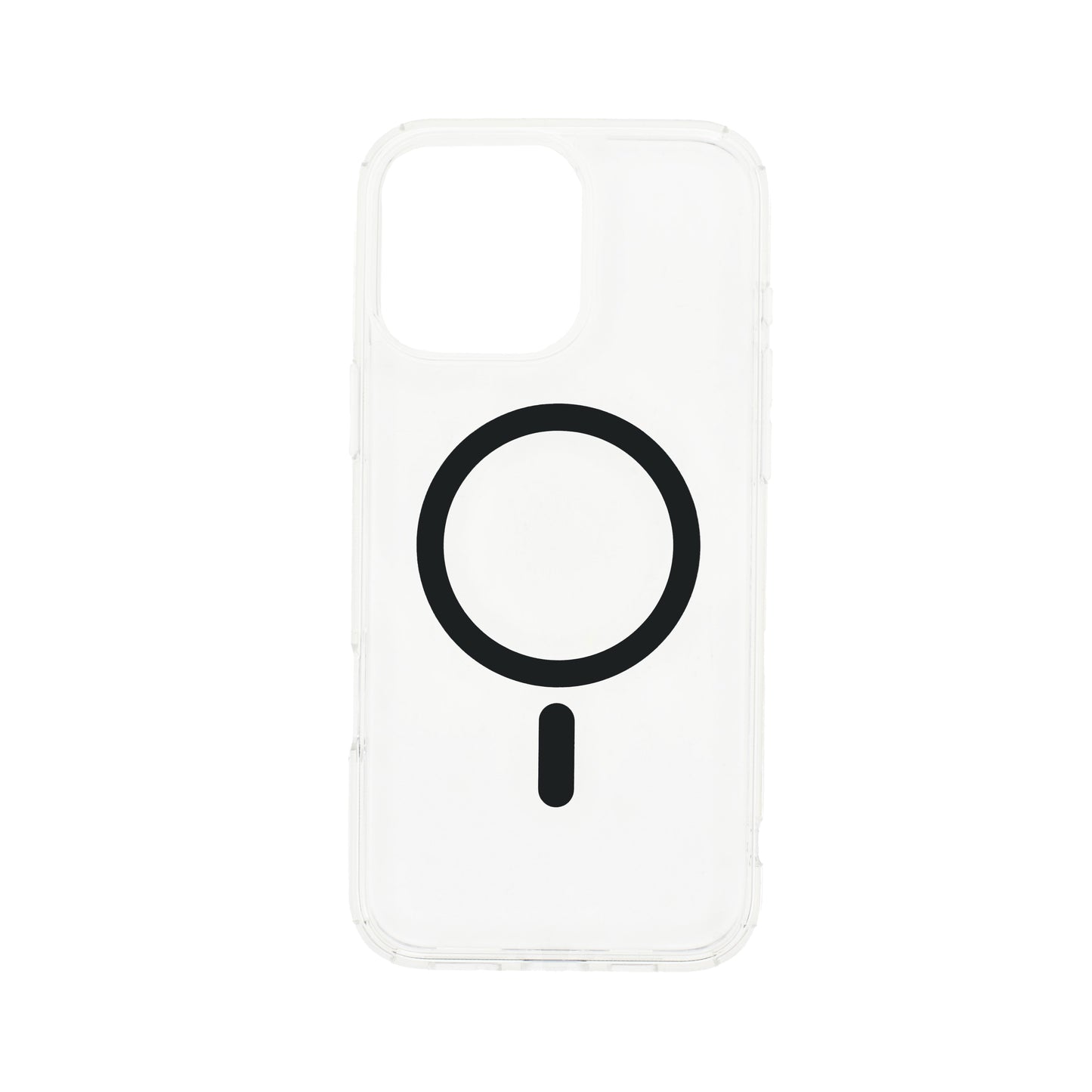 Dviced MagSafe iPhone 16 Pro prozoren ovitek - črna