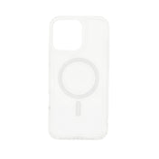 Dviced MagSafe iPhone 16 Pro Max prozoren ovitek - bela